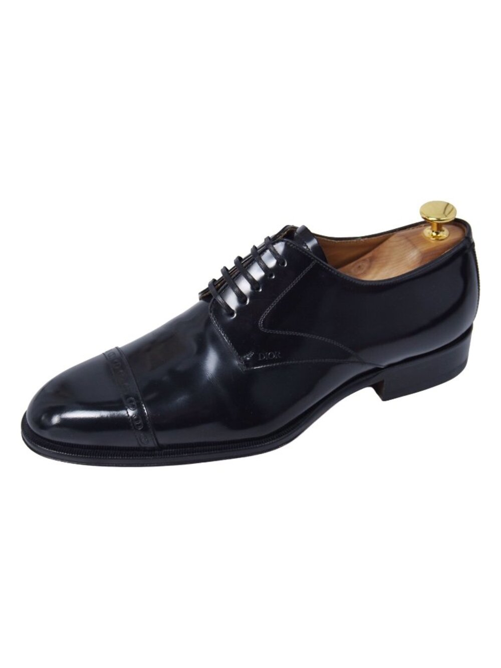 Dior Leather Shoes Business Derby Black